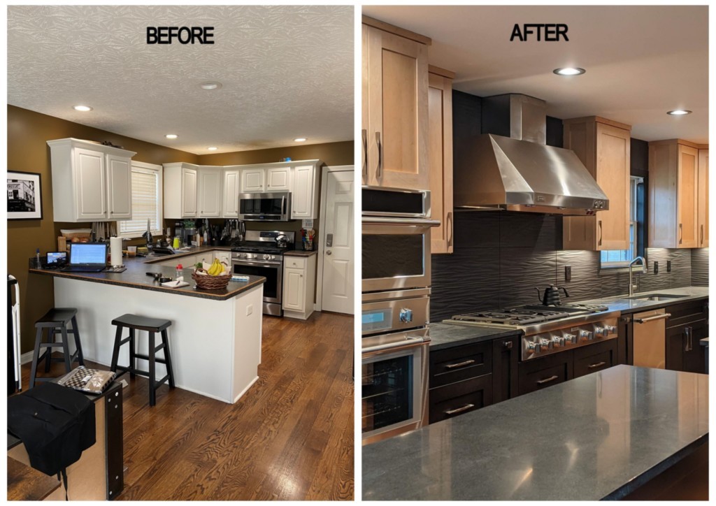 Kitchen Before and After