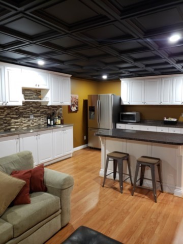 Basement Ceiling After