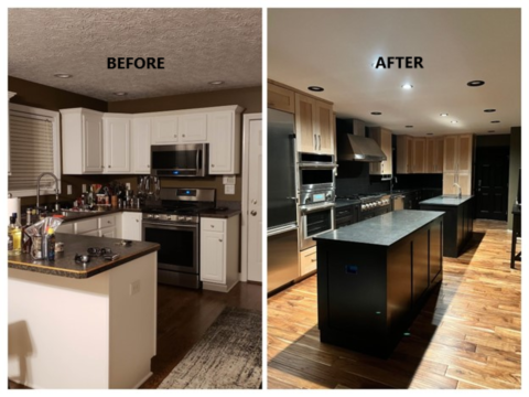 Kitchen Before and After